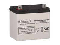 SigmasTek SP12-55 NB - 12V 55AH NB SLA Battery - Compatible with: Pride Jazzy 614, 614HD, Jet 2 HD, 614HD, 600 XL, Universal Power UB12550 (45825), Invacare m94, M91, Xterra GT