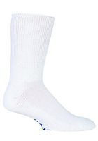 IOMI - 3 Pairs of Extra Wide Diabetic Socks for Swollen Legs in 2 Colours and 4 Sizes (5-8 US, White)