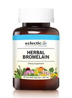 Eclectic Herbal Bromelain with Glass, Blue, 90 Count