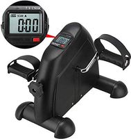 Pedal Exerciser, Medical Peddler for Leg Arm and Knee Recovery Exercise with LCD Monitor, Stationary Exercise Leg Peddler - Portable Mini Cycle Bike for Toning Muscles
