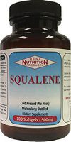 Squalene (500mg - 100 Softgels), Best Nutrition Products, Hayward, CA The Natural Nutritional Supplement for Cardiovascular, Heart Health and Joint Problem