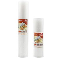 Creation Core Kitchen Commercial Grade Food Storage Saver Vacuum Sealer Bags Roll(1PC 8"x197"+1PC 11"x197")