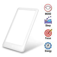 Microdermabrasion SAD Light Therapy Lamp Led Therapy with UV-Free 6500-32000 Lux,Portable with 3 Adjustable Brightness Levels,Touch Control,Standing Bracket and Compact Size for Home/Office Use Fauay