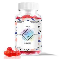 Via Wellness  Hair Skin Nail Gummies for Longer and Stronger Hair Nails, Radiant Skin, Biotin, Non-GMO (60 Gummies)