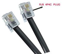 RJ9 4P4C Telephone Cord 10 Ft. Compatible with AWS Ship Elite Scale Ten Foot