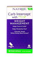 Natrol Carb Intercept with Phase 2 Starch Neutralizer, 120 Capsules (Pack of 2)