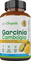 Slim Organix - 60% HCA- Maximum Strength- All Natural Fat Burner- Garcinia Cambogia Weight Loss Supplement- Carb Blocker - For Men and Women