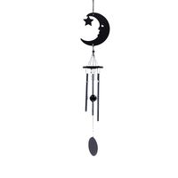 AceList Small Wind Chime 14 Inches Moon Wind Chime for Door Chime House Bedroom Dorm Room Decoration