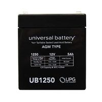 Universal Power Group 12V 5AH SLA Replacement Battery for Potter Electric BT-40 Alarm