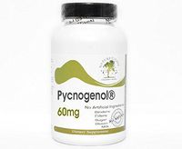 Pycnogenol ® French Maritime Pine Bark Extract 60mg ~ 30 Capsules - No Additives ~ Naturetition Supplements
