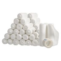 48-Pack Gauze Bandage Rolls - Large 4in x 4 Yards Stretched Gauze Roll - Stretch Wrist Wraps - Rolled Wrapping Gauze Pads - Bulk Bandages in White - Cloth Bandage Bulk - Ankle Wrap Bandage