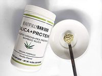 Beautifully Bamboo Silica Enriched Protein + Super Green Powder Vegan Formula for Healthy Hair, Skin and Nails.