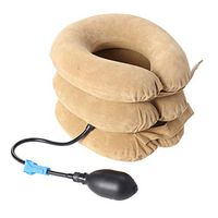 Inflatable Cervical Neck Traction Collar Three-Tier Orthosis Vertebrae Support Belt with Pump Neck Massager