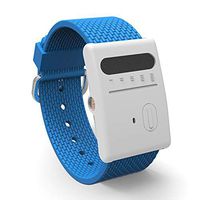 Motion Sickness Wrist Band, Anti Nausea Acupressure Electrode Stimulator Morning Sickness Relief Band Waterproof Rechargeable Blue