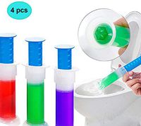 Elitao 4 Pcs Toilet Jelly Deodorant Bathroom Aromatic Aromatherapy Freshener Toilet Gel Toilet Clean Bean Toilet Scented Beans