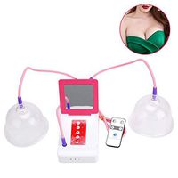 Electric Breast Massager, 60W Vacuum Adsorption Double Cups Chest Massage Pump, Breast Lifting and Enhancing Abundance Care Massager for Women(#1)