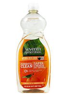 Seventh Generation Dish Liquid - 25 oz - Lemongrass & Clementine Zest - 2 pk