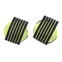 Arch Support 2 Pairs Thin Feet Arch Support Bandage Sports Arch Pads for Exercise Basketball Sprain(Black, Free Size)