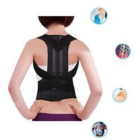 Back Support Posture Corrector- Unisex Adjustable Back Brace- Relief Back Shoulder Neck Pain