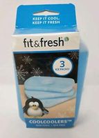 Cool Coolers Fit & Fresh Reusable Ice Packs - 3 Pack Small