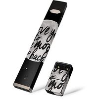 Skinit Decal Wrap for Juul E-Cigarette - Officially Licensed Skinit Originally Designed to The Moon and Back BW Design