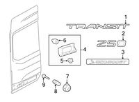 Ford CK4Z-99425B28-AB - Moulding Door Outside