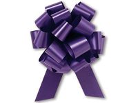 Purple Flora Satin 2.5" Pull Bows (50 Pack)