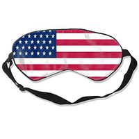 XJOFKJTI American Flag Sleep Mask Women & Men with Adjustable Straps Sleeping 8.26" X 3.54" Eye Masks Lightweight and Comfortable Night Cover for Kids Girls,Sleep Mask