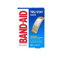 BAND-AID Sheer Strips Adhesive Bandages, All One Size 40 ea (Pack of 10)
