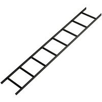 Black Box Section - 12"W x 6'L, Powder Coat, Black, 1-Pack