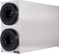 San Jamar C2852 Stainless Steel Sentry 3-Cup Beverage Cabinet