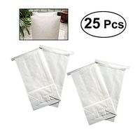 ROSENICE Disposable Barf Bags Travel Motion Sickness Vomit Bags (White) 25pcs