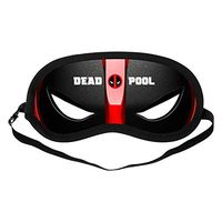 Silk Sleep Mask, Comfortable and Soft Eye Mask with Adjustable Head Strap, Blindfold Eyeshade for Kids Women Men (Dead Pool)