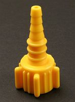 Oxygen Plastic Swivel Oxygen Connector - Yellow (50/Pkg) - MES-0137