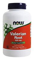 NOW Foods Valerian Root 500 mg, 250 Vegetable Capsule