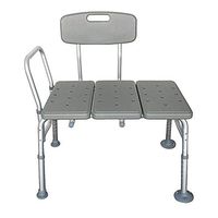 SHUTAO 3 Blow Molding Plates Aluminium Alloy Elderly Bath Chair Gray