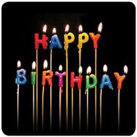 Get Lit Birthday 9-inch Square Paper Plates 8 Per Pack