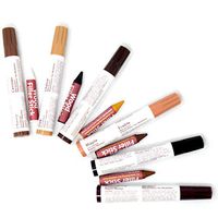 #1 Premium 11 Pc Furniture Touch Up Restore & Repair System Kit Markers Filler Set for Stains, Scratches, Carpenters, Tables, Desks Color Matching-Set of 11,5 Touch Up Stick Crayons,6 Markers Pens