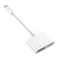 BestDR Compatible with Phone Pad to HDMI Cable, HDMI Adapter for iPh, Compatible with Phone XS/XSmax/XR/X/8/7/6/Plus/Pad/Pod to TV Projector, HDMI Coupler 1080P Digital AV Adapter (white)