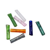 Wholesale Glass Filter Tips Reusable Flat Mouthpiece 1.4 inch (50)