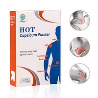 KONGDY 50PCS Hot Capsicum Patch Back Pain Relief Plaster for Back/Knee/Shoulder/Other Aches