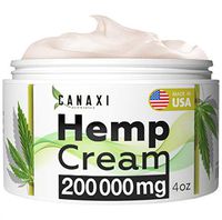 200000MG Natural Hemp Extract Pain Relief Cream - 4oz - Hemp Salve Essential Gel Arnica Inflammation Arthritis, Knee, Joint & Back Pain Muscle Pain Relief - Made in USA - EMU Oil - Skin Ointment Balm