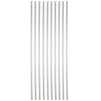 Sammons Preston Reusable Drinking Straws, Long Reusable Straws are Dishwasher Safe, Set of 10 Straws for Wine Bottles, Tall Cups, Smoothies, Large Glasses, & Thick Liquids, 1/8" Wide, Rigid