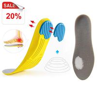 Foot Pain Relief Insoles Excellent Shock Absorption and Cushioning Sports Insoles for Men and Women (M:6-10 Women)