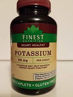 Finest Nutrition Potassium Heart Health 99 mg 250 Caplets