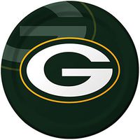 Creative Converting 8 Count Green Bay Packers Paper Dinner Plates - 429512