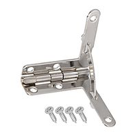 uxcell Concealable Quadrant Hinge 36mmx32mm Foldable Silver Tone Humidor Boxes Wine Wooden Case Fittings 8pcs