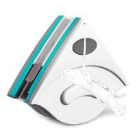 YFjyo Double-Sided Window Cleaner - Glass Wiper Magnetic Cleaning Tools - Cleaning Brush for High-Rise Single Glazed Windows Thickness 0.2"-0.5"(5-12mm)