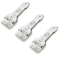 Pack of 3 Glass Scraper Cleaning Knife Scraper Suitable for Glass Ceramic and Induction Cooktops