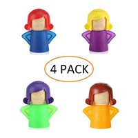 4 PCS Microwave Cleaner with Vinegar and Water for Kitchen Oven Steam Cleaners Easily Clean Gift for Mama